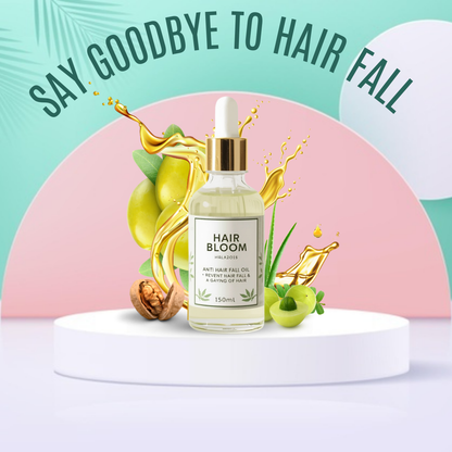 Hair Bloom – 100% Organic Anti-Hair Fall & Hair Grow Oil