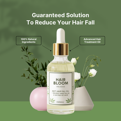 Hair Bloom – 100% Organic Anti-Hair Fall & Hair Grow Oil